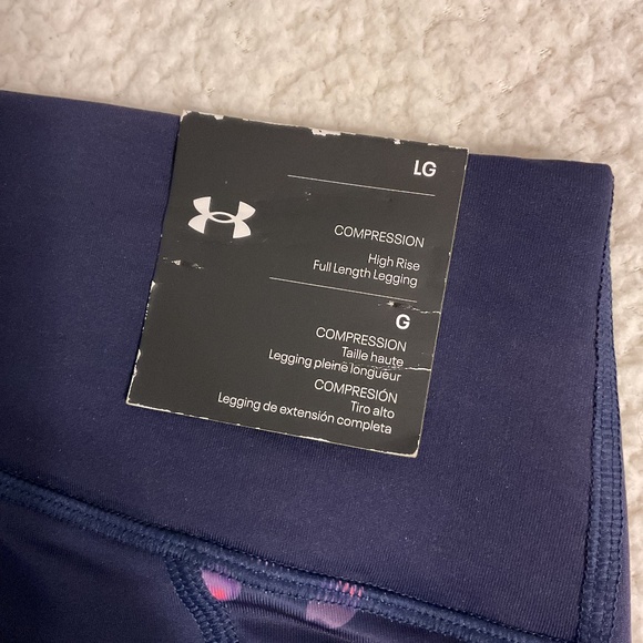 UNDER ARMOUR COLDGEAR COMPRESSION HIGH RISE LEGGING LARGE NWT - Picture 3 of 4